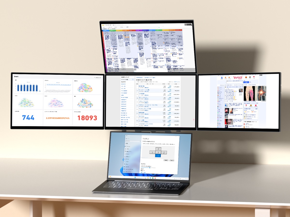 Ultrax Premium dörtlü monitör ile her içeriğin ayrı ekranda gösterilmesi