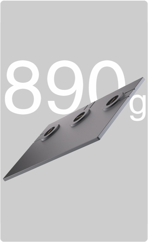 Tek Ultrax Premium ekran yaklaşık 890 gram